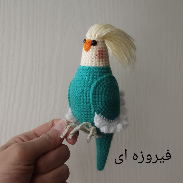 عروسک بافتنی مدل عروس هلندی آلبینو
