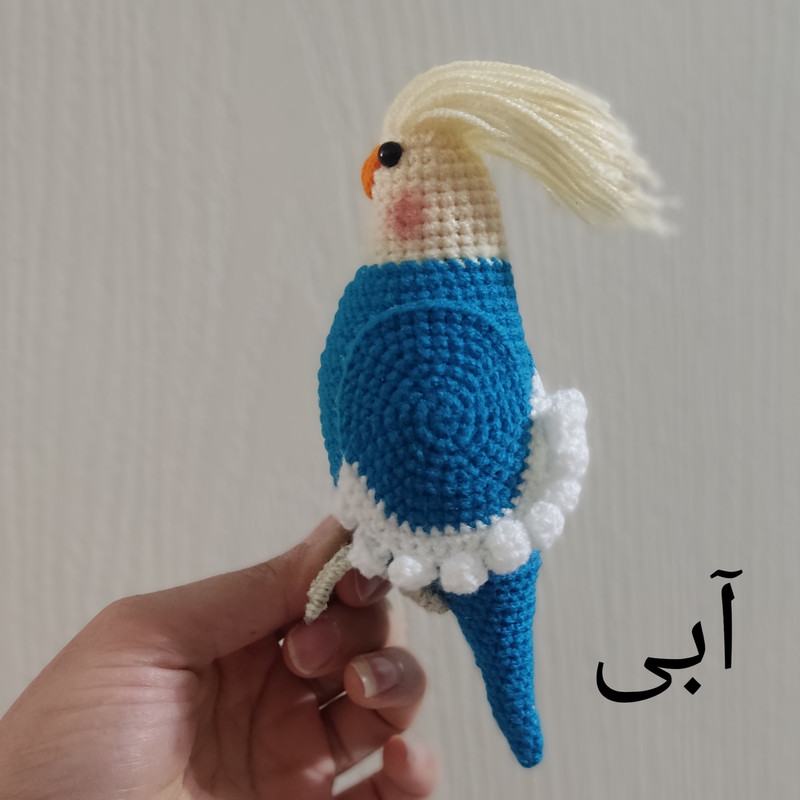 عروسک بافتنی مدل عروس هلندی آلبینو