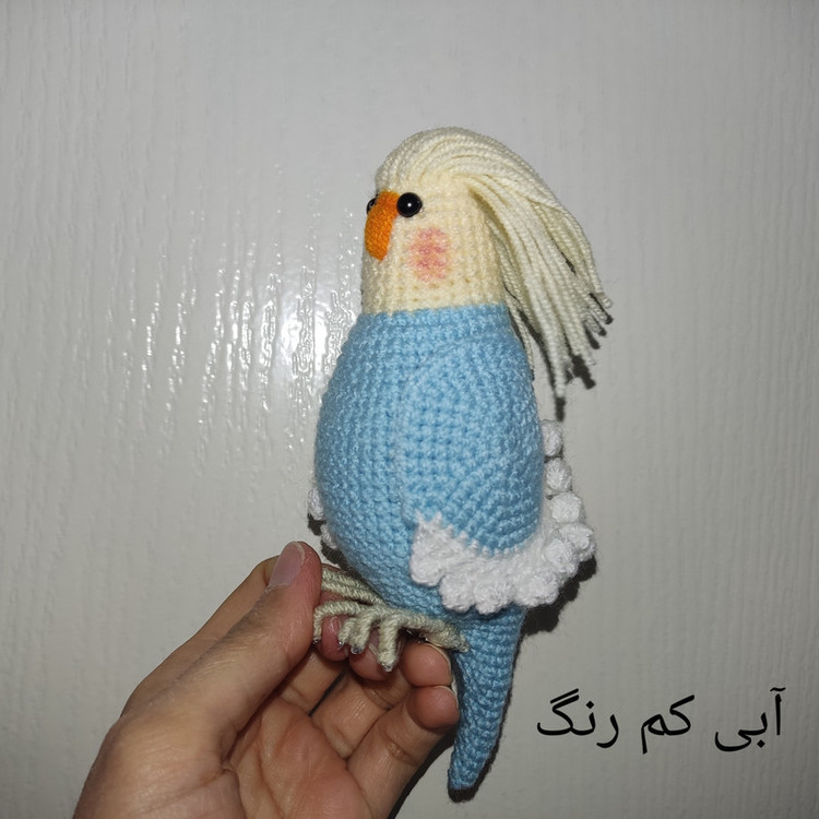 عروسک بافتنی مدل عروس هلندی آلبینو
