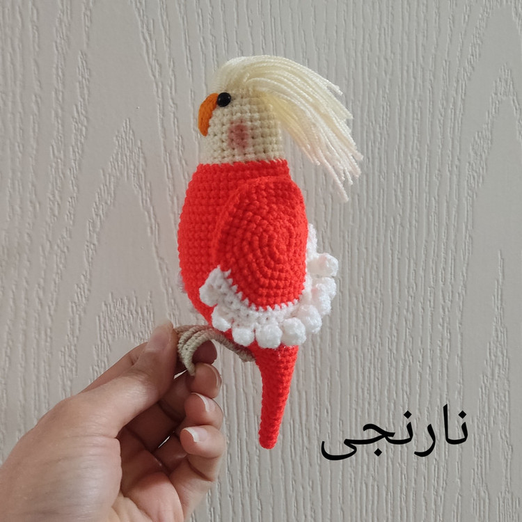 عروسک بافتنی مدل عروس هلندی آلبینو