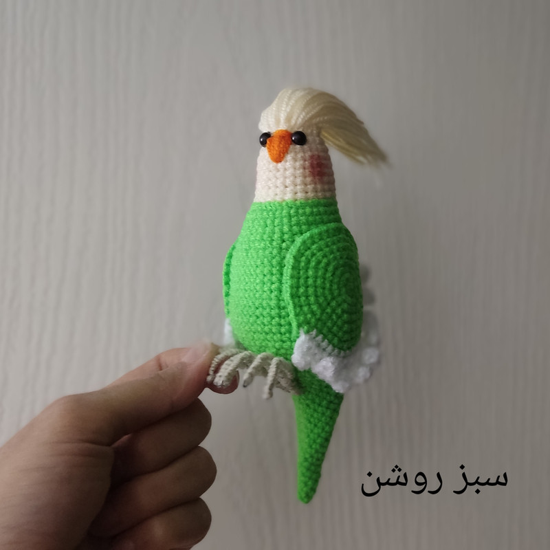 عروسک بافتنی مدل عروس هلندی آلبینو