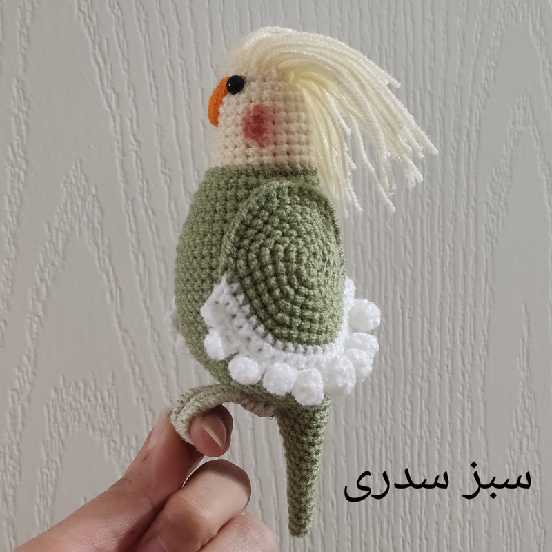 عروسک بافتنی مدل عروس هلندی آلبینو
