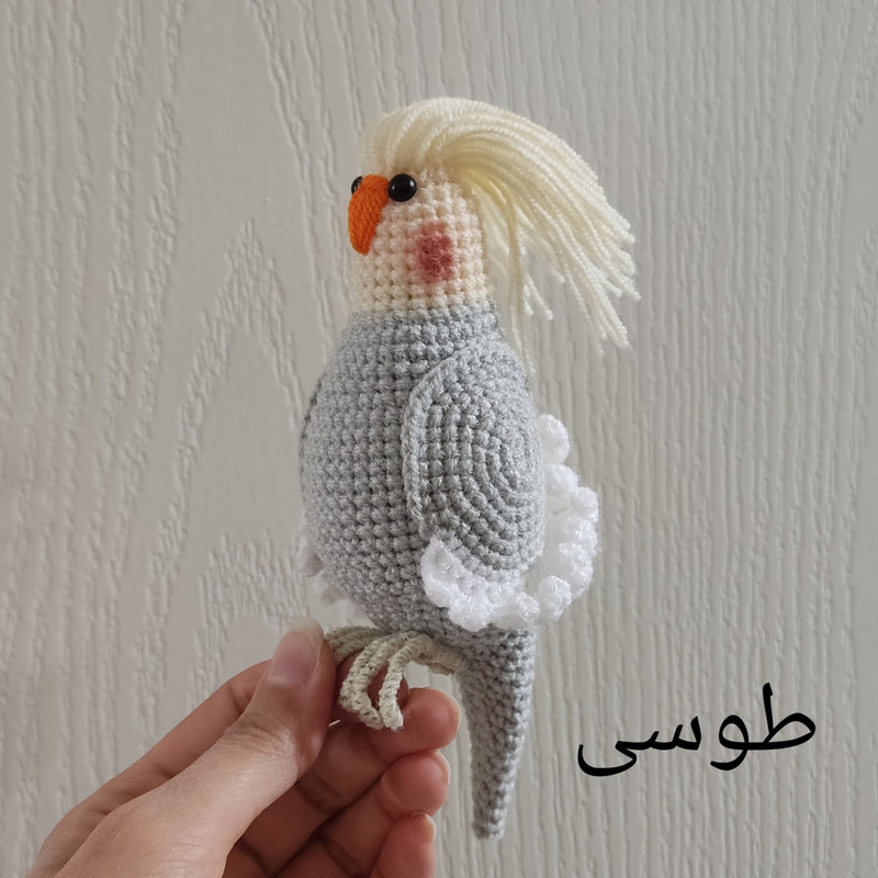 عروسک بافتنی مدل عروس هلندی آلبینو
