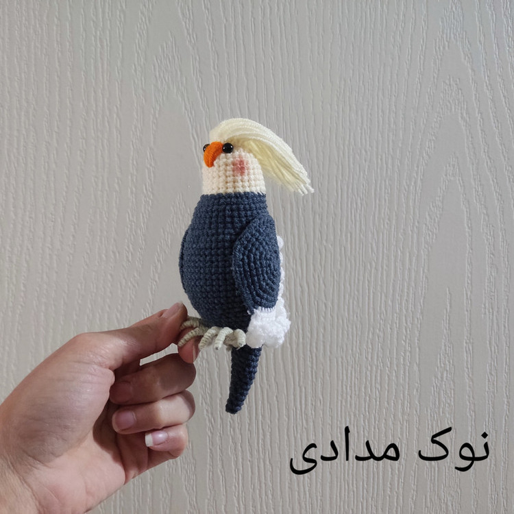 عروسک بافتنی مدل عروس هلندی آلبینو