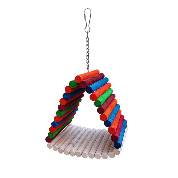 مخفیگاه چوبی پرنده مدل NT21 با ابعاد 18x18x12 سانتیمتر، ساخته شده از چوب طبیعی بدون حساسیت، مناسب آرامش و استراحت پرندگان بالغ، دارای رنگ خوراکی و نظافت آسان، ساخت ایران