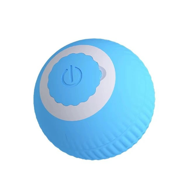 توپ اسباب بازی هوشمند سگ و گربه با چرخش اتوماتیک 360 درجه، جنس سیلیکونی مقاوم، شارژ USB تایپ C، حالت هوشمند با استندبای خودکار، مناسب نژاد کوچک و تحریک فعالیت بدنی