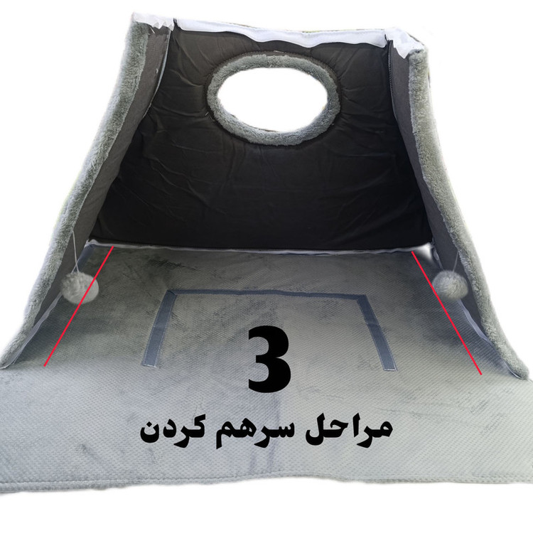 اسباب بازی گربه مدل تونل نلی