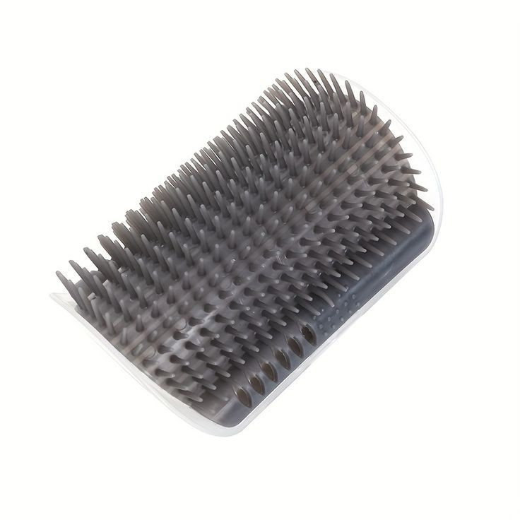 برس و ماساژور دیواری سیلیکونی سرگرمی و اسباب بازی سگ و گربه با محفظه نگهداری کتنیپ و نصب در ارتفاع مناسب