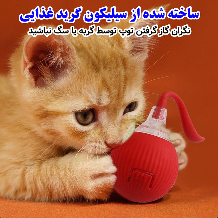 توپ اسباب بازی سگ و گربه مدل هوشمند 3 حالته کد P03