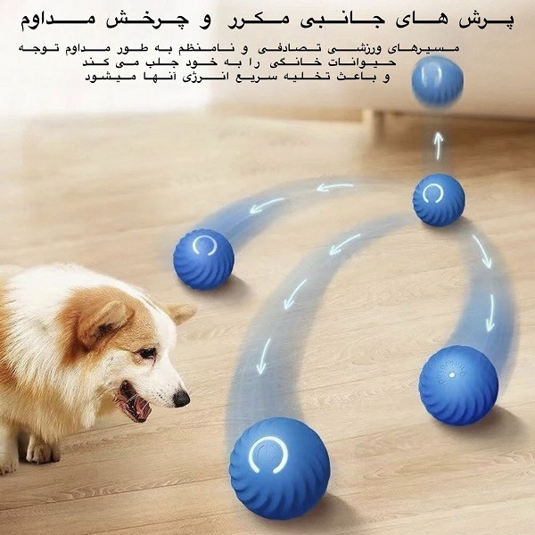 اسباب بازی سگ و گربه مدل توپ اتوماتیک