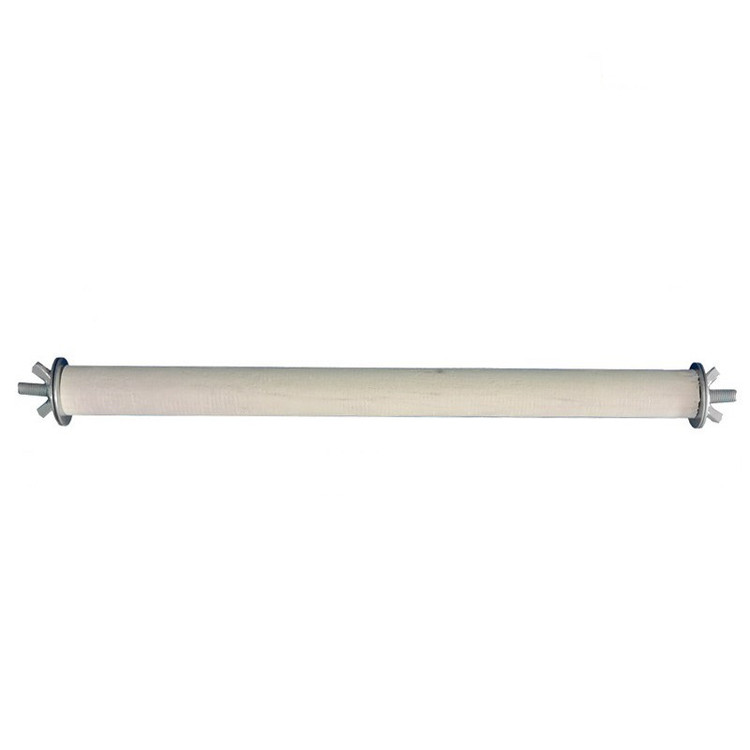 نشیمنگاه چوبی پرنده دوسر پیچ 30 سانتیمتر مناسب کوله و کیف حمل پرنده، دارای 4 واشر تخت و پیچ فلزی مقاوم، وزن 100 گرم ساخت ایران