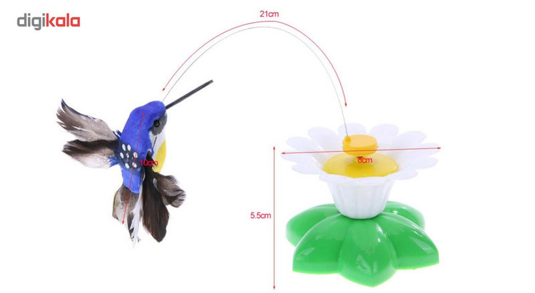 اسباب بازی الکتریکی گربه مدل Rotating Butterfly Bird
