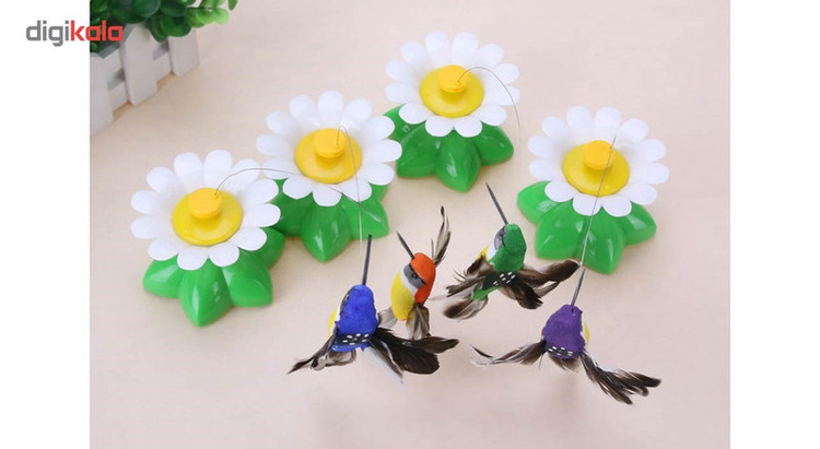 اسباب بازی الکتریکی گربه مدل Rotating Butterfly Bird
