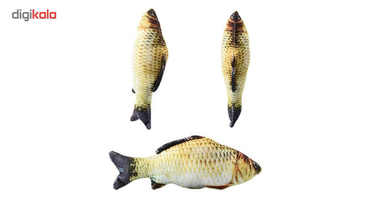 اسباب بازی گربه سری ماهی پولیشی مدل Plush Fish Imitation FT001-S
