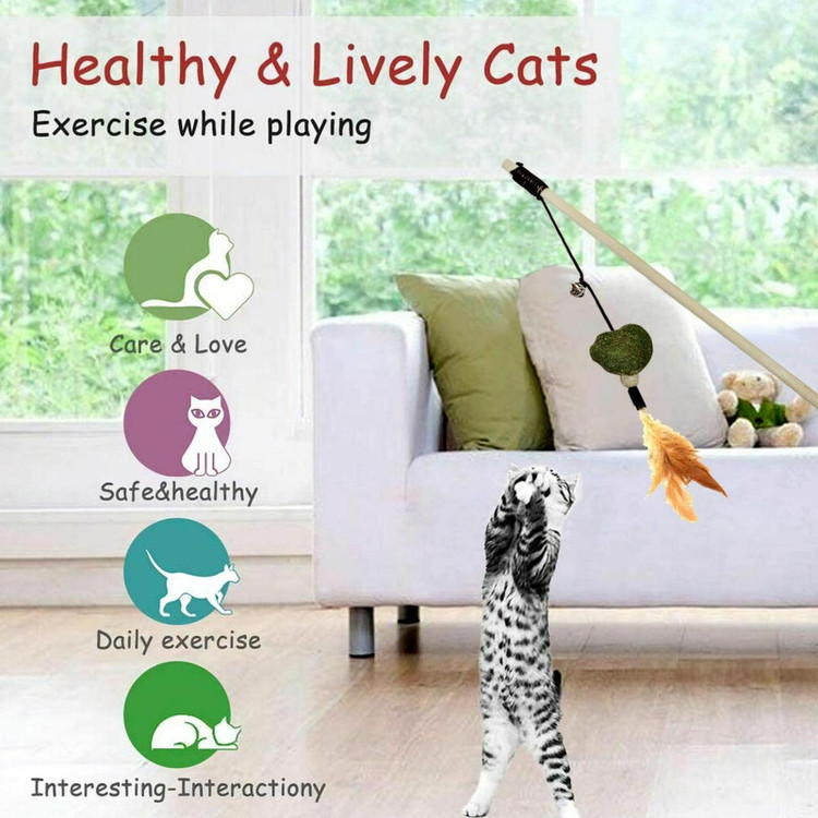 اسباب بازی گربه مدل چوب کت نیپ دار Cat_heart