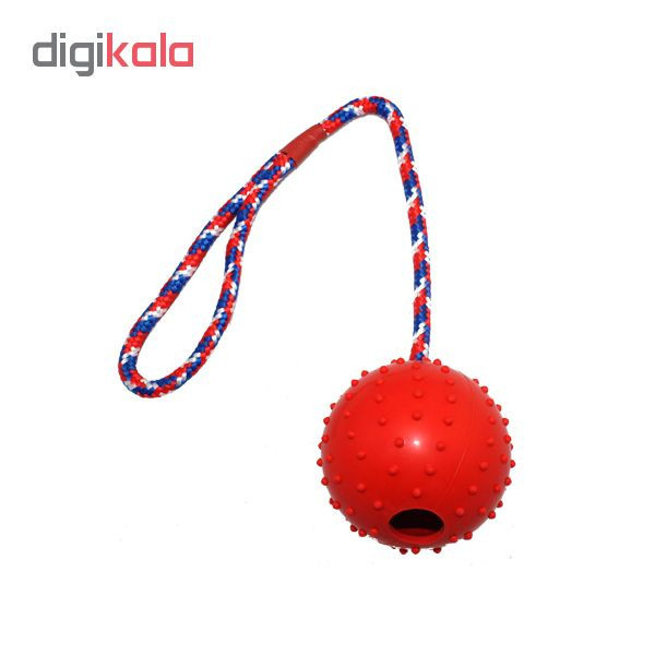 اسباب بازی سگ مدل Rope Hardball قطر 5 سانتی متر