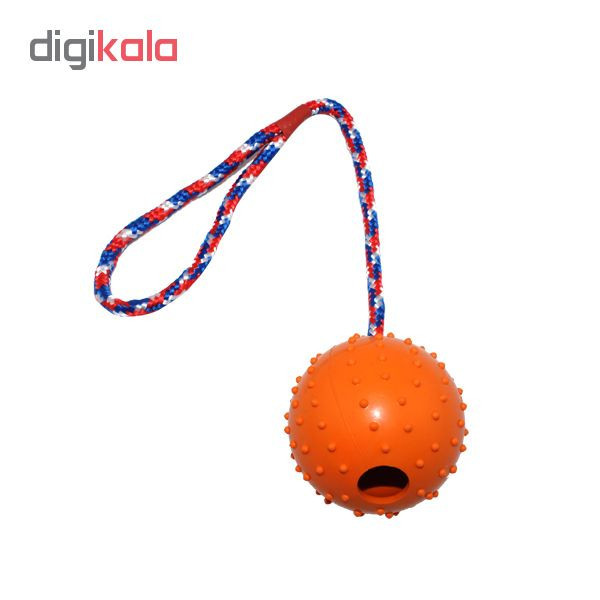 اسباب بازی سگ مدل Rope Hardball قطر 5 سانتی متر