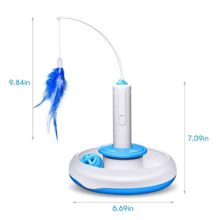 اسباب بازی تعاملی اتوماتیک گربه مدل Three Ways Cat Automatic Toy