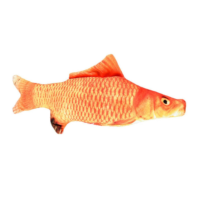 اسباب بازی گربه سری ماهی پولیشی مدل Plush Fish Imitation FT002-S