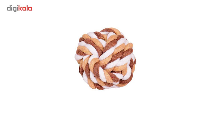 اسباب بازی سگ و گربه سری Rope Balls مدل Cotton Ball-BS قطر 6 سانتی متری