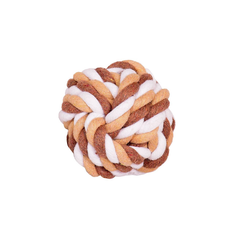اسباب بازی سگ و گربه سری Rope Balls مدل Cotton Ball-BS قطر 6 سانتی متری