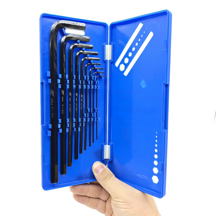 آچار آلن بلند ای زد دی مدل CR-V-9PCS مجموعه 9 عددی