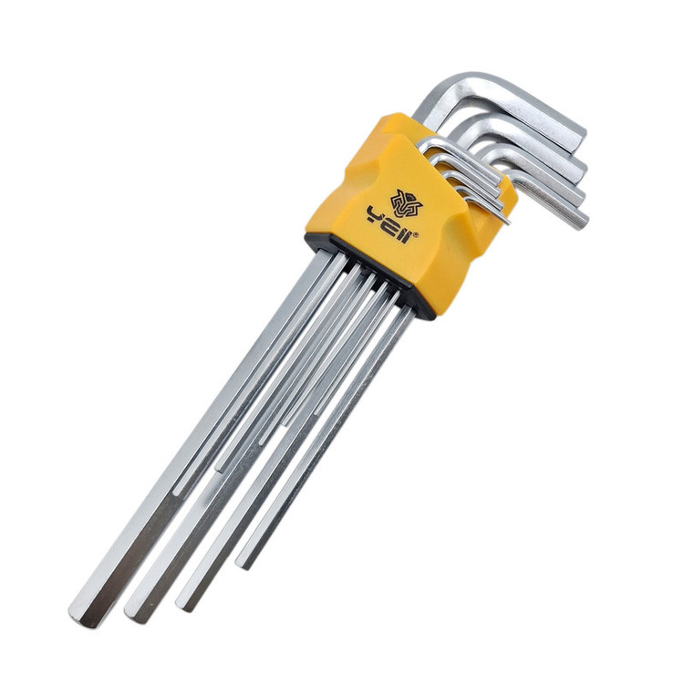 آچار آلن ستاره ای یلو مدل 9PCS مجموعه 9 عددی