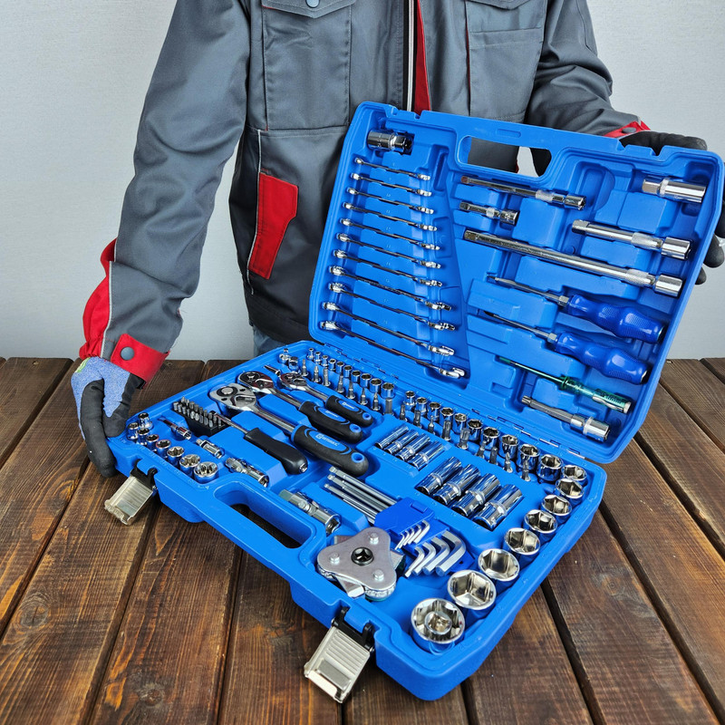 آچار بکس اینتیمکث کد GHR520مجموعه 121 عددی