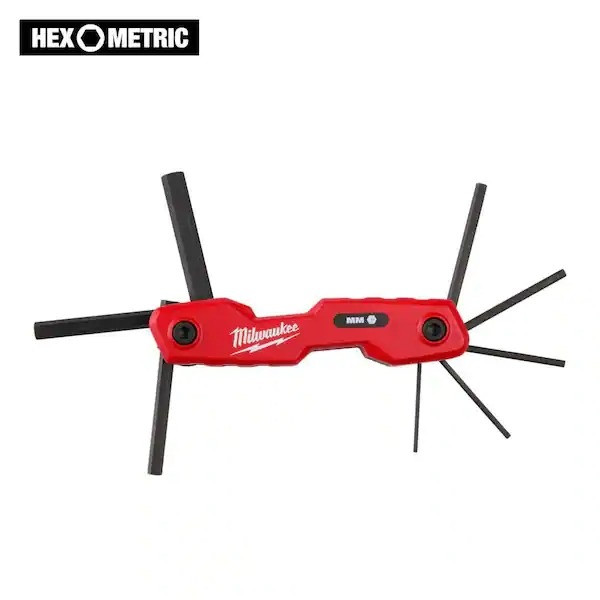 آچار آلن میلواکی مدل HEX METRIC مجموعه 8 عددی