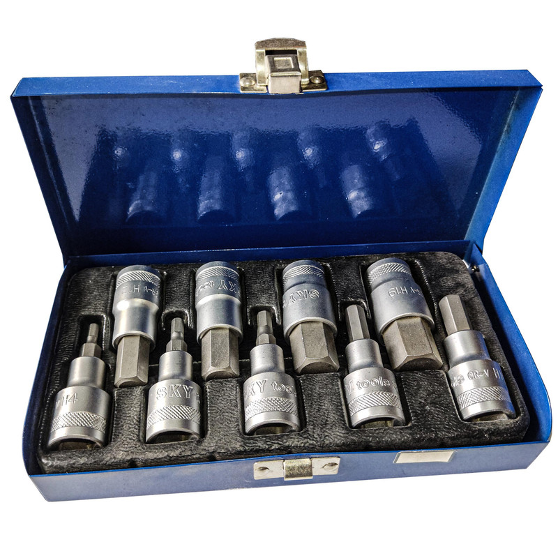 آچار بکس آلنی اسکای مدل ST-7129T مجموعه 9 عددی