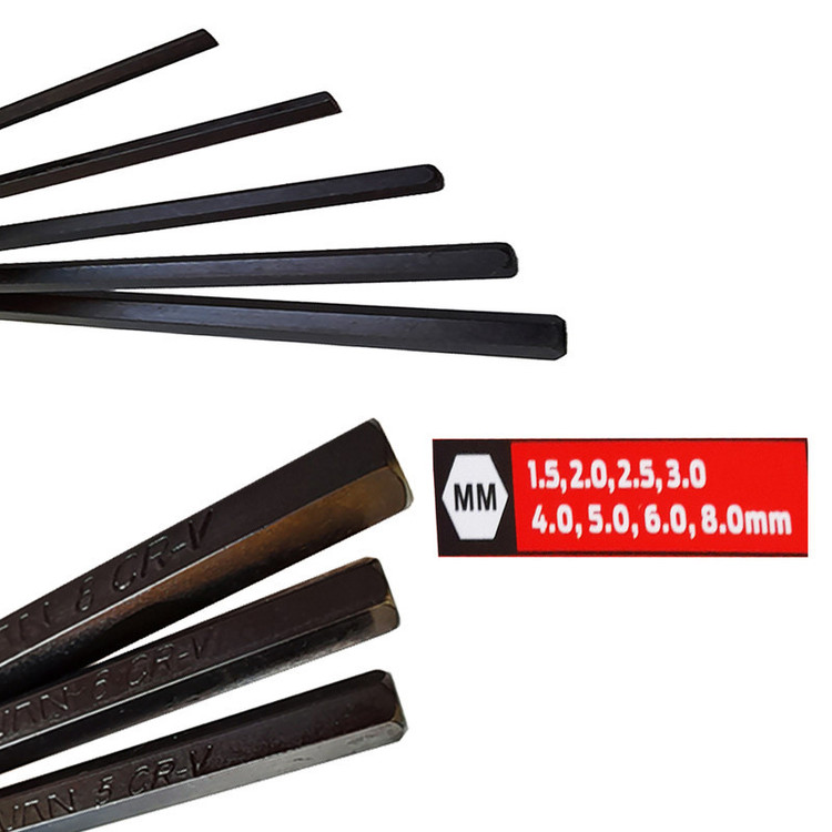 آچار آلن تیوان مدل LT-FH80 مجموعه 8 عددی