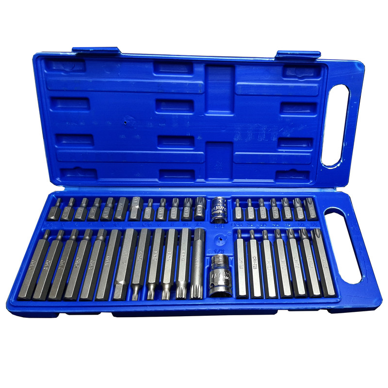 آچار بیت ستاره ای و آلن مدل GH-40-12 مجموعه 40 عددی