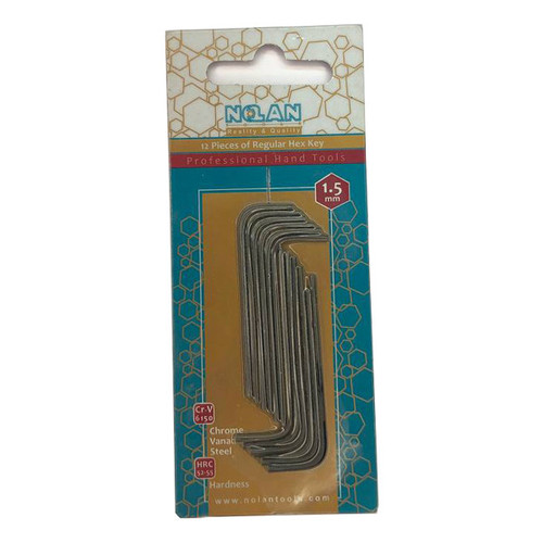 آچار آلن نولان مدل N15 سایز 1.5 میلی متر مجموعه 10 عددی