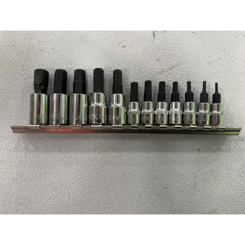 آچار آلن بکسی اپکس مدل ریلی SMT-ALEN BOXI REILI-APXZ60112-1/4-3/8-مجموعه 12 عددی