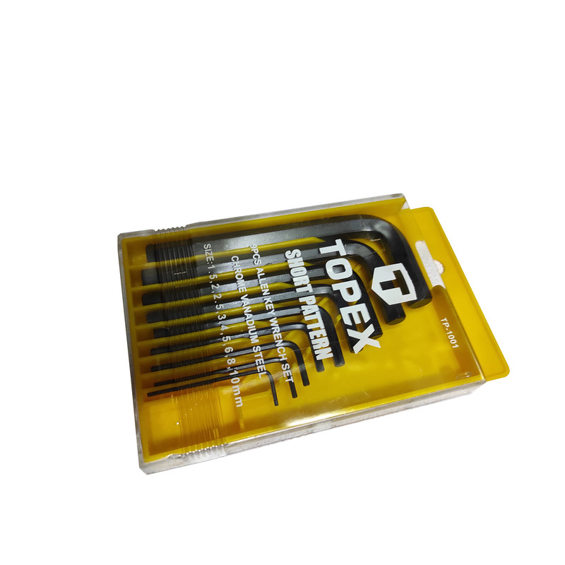آچار آلن تاپکس مدل SMT-TOPEX-TP1001-SHORT PATTERN مجموعه 9 عددی
