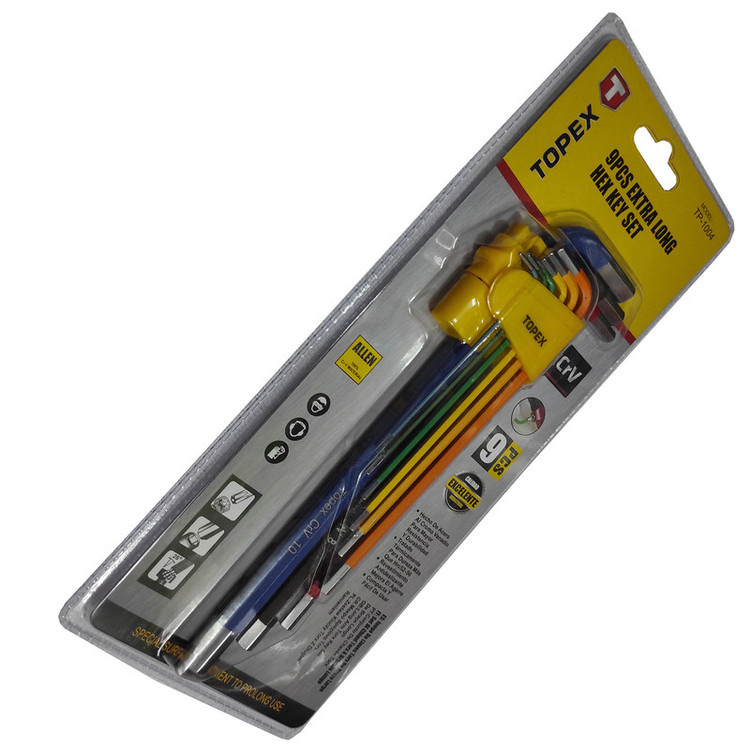 آچار آلن تاپکس مدل SMT-TOPEX-TP1004 مجموعه 9 عددی