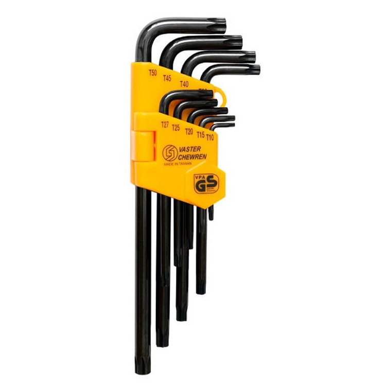 آچار آلن ستاره ای واستر مدل HS-006X بسته 9 عددی