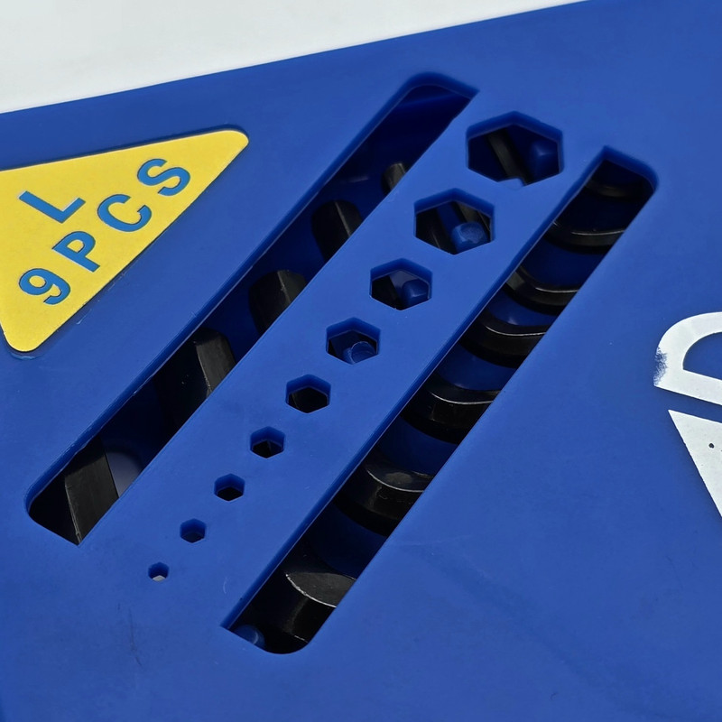 آچار آلن شش گوش راویکس مدل AZD-TOOLS-9PCS سایز 1.5الی 10 میلی متر مجموعه 9 عددی