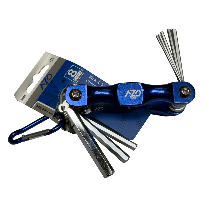 آچار آلن ای زد دی مدل شش گوش کد  SMT-AZD-8PCS--6gosh ‌مجموعه 8 عددی