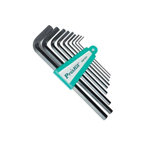 آچار آلن پروسکیت مدل HW-024 مجموعه 9 عددی