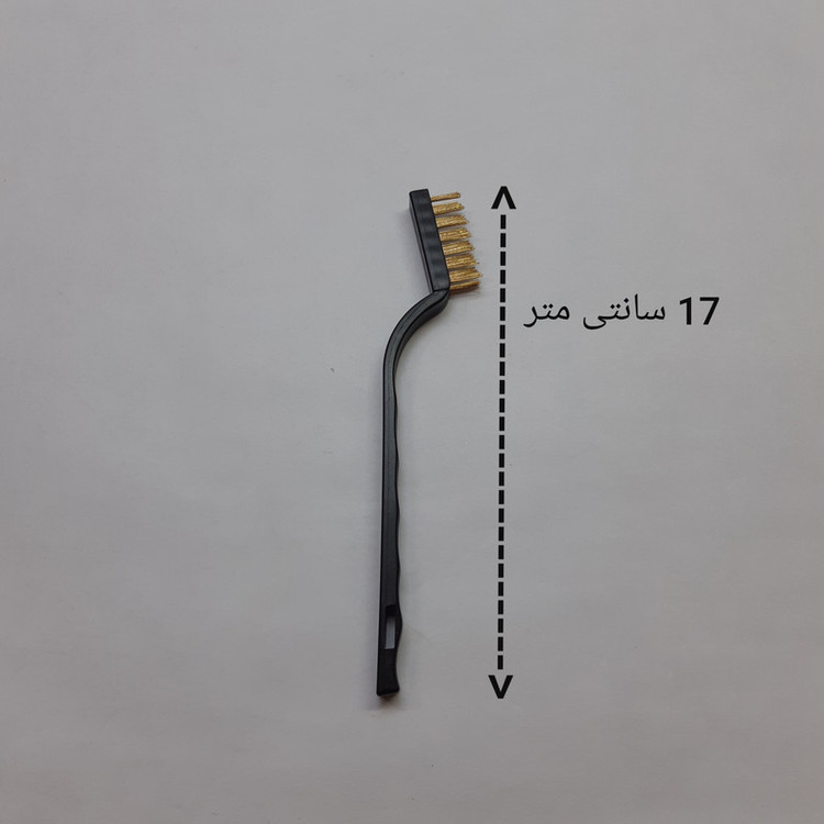فرچه فلزی مدل دسته دار طرح مسواک بسته 3 عددی