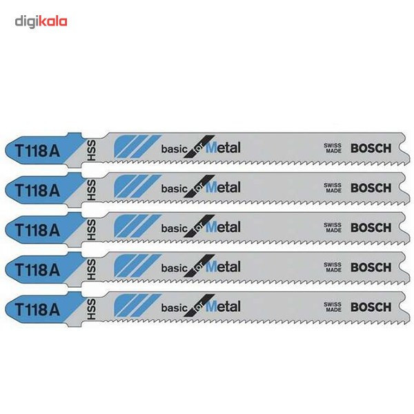 تیغ اره عمودبر فلز مدل T118A بسته 5 عددی