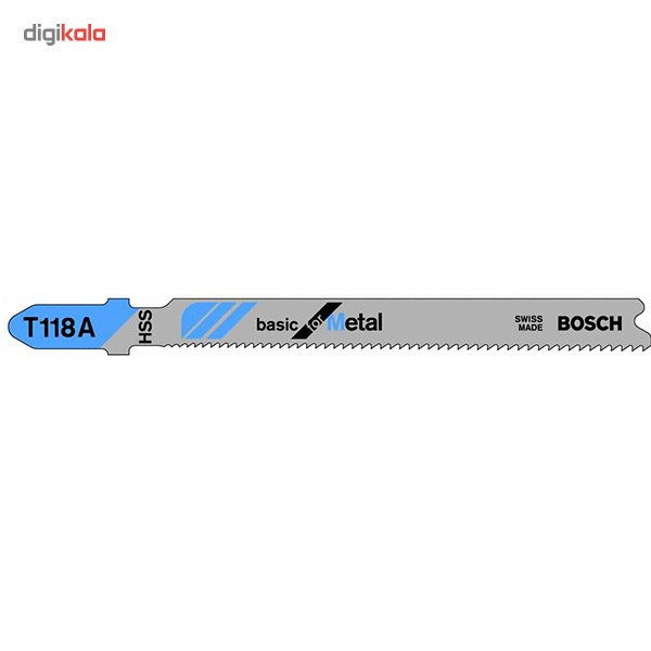 تیغ اره عمودبر فلز مدل T118A بسته 5 عددی