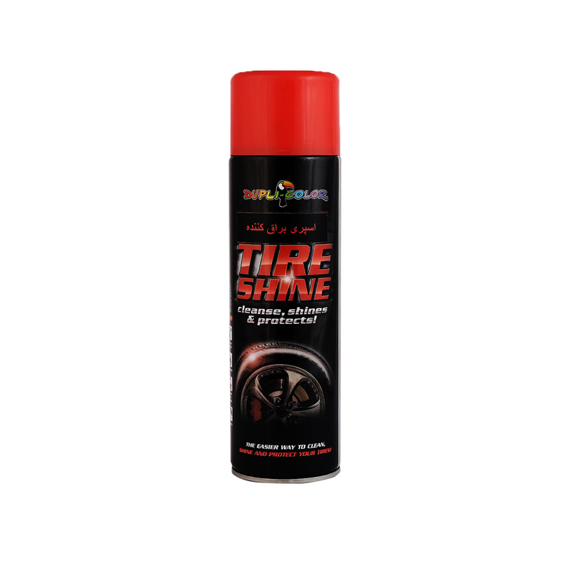 واکس تمیزکننده لاستیک دوپلی کالر مدل shine حجم 500 میلی لیتر