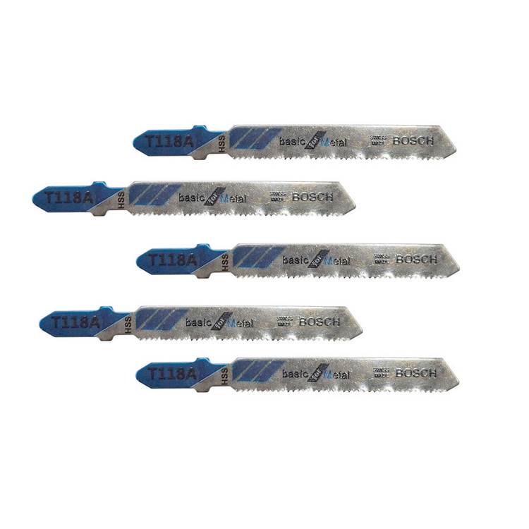 تیغ اره عمودبر آهن بوش مدل T118A مجموعه 5 عددی