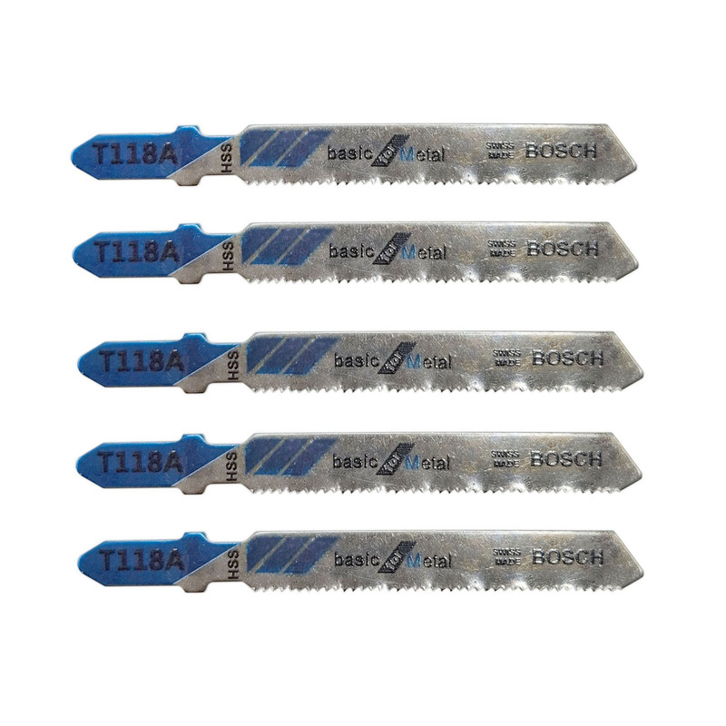 تیغ اره عمودبر آهن بوش مدل T118A مجموعه 5 عددی