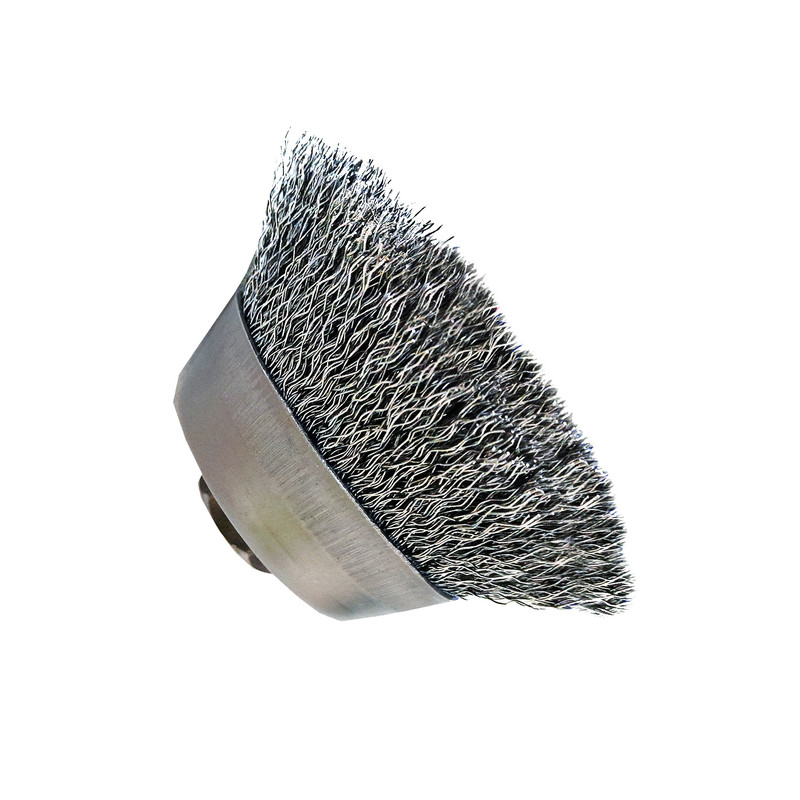 فرچه سیمی کاسه ای صنعت براش مدل AT - 970 سایز 70 میلی متر