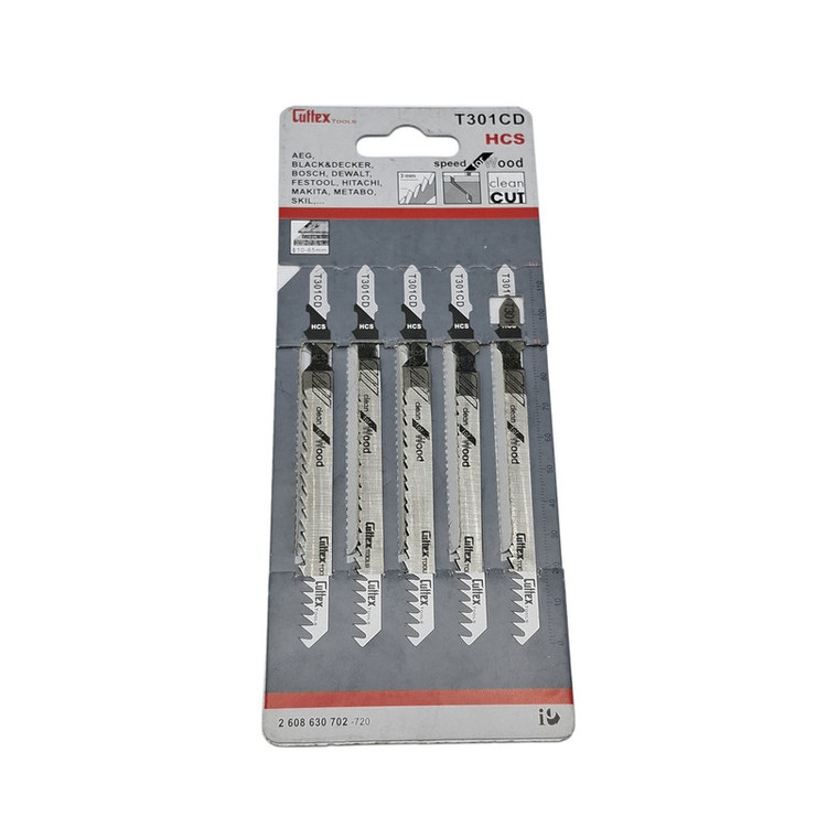 تیغ اره عمودبر ام دی اف کاتکس مدل T301CD مجموعه 5 عددی