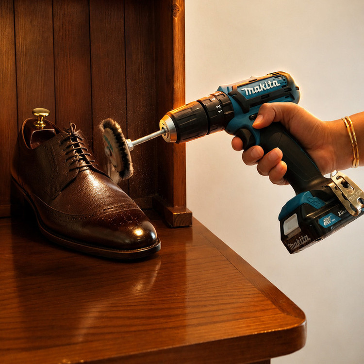 فرچه سر دریلی چانگ کینگ مدل چوبی کد C1 سایز 60 میلیمتر