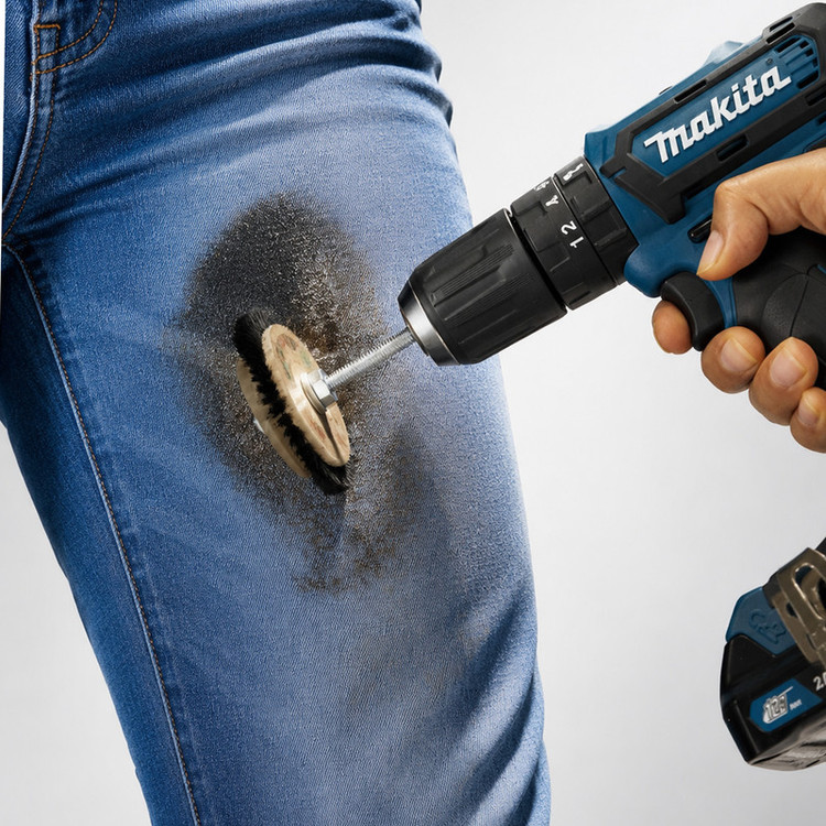 فرچه سر دریلی چانگ کینگ مدل چوبی کد C1 سایز 60 میلیمتر